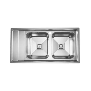 سینک دو لگن استیل کن مدل 6132