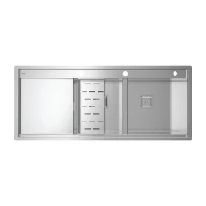 سینک دو لگن باکسی استیل کن مدل BCN306